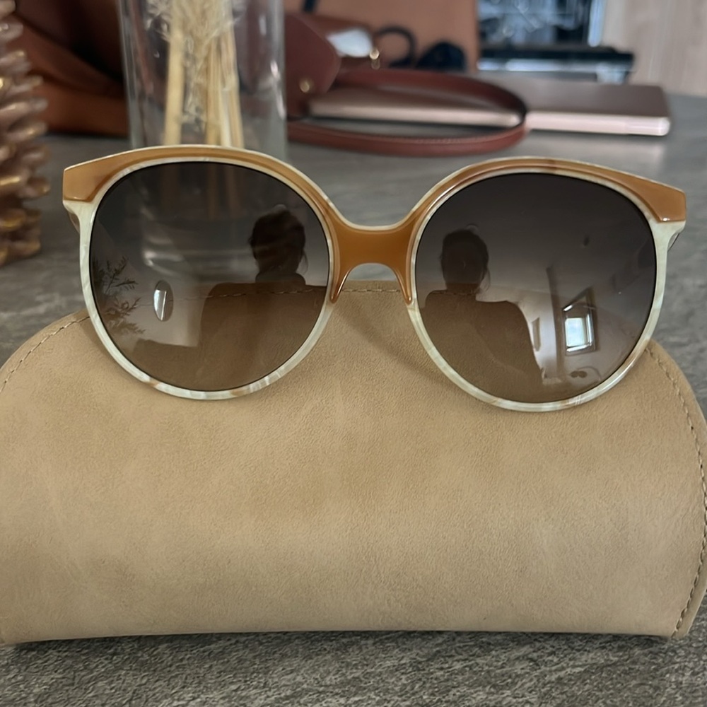 Chloe sunglasses and case.